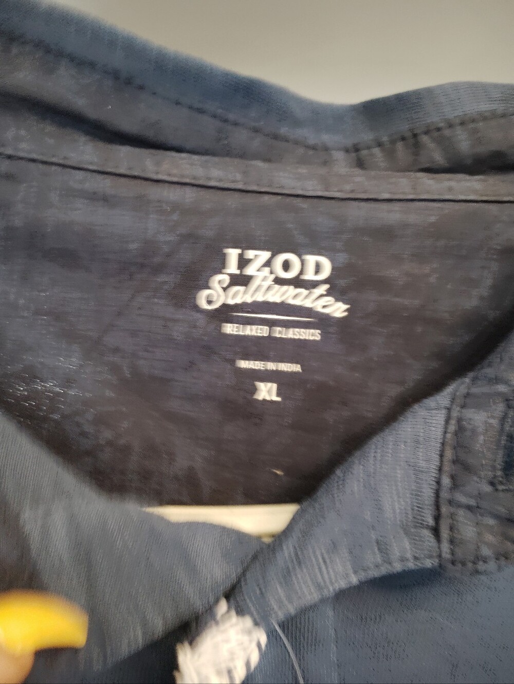 Nwt Men's Xl Izod Slate Blue Men's Short-Sleeve Polo - Picture 6 of 6